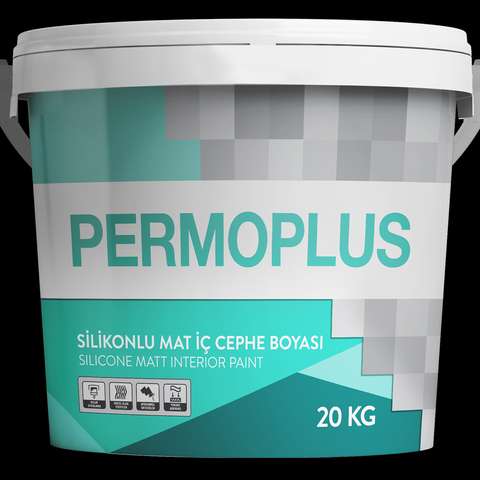 PERMOPLUS SİLİKONLU MAT İÇ CEPHE BOYASI