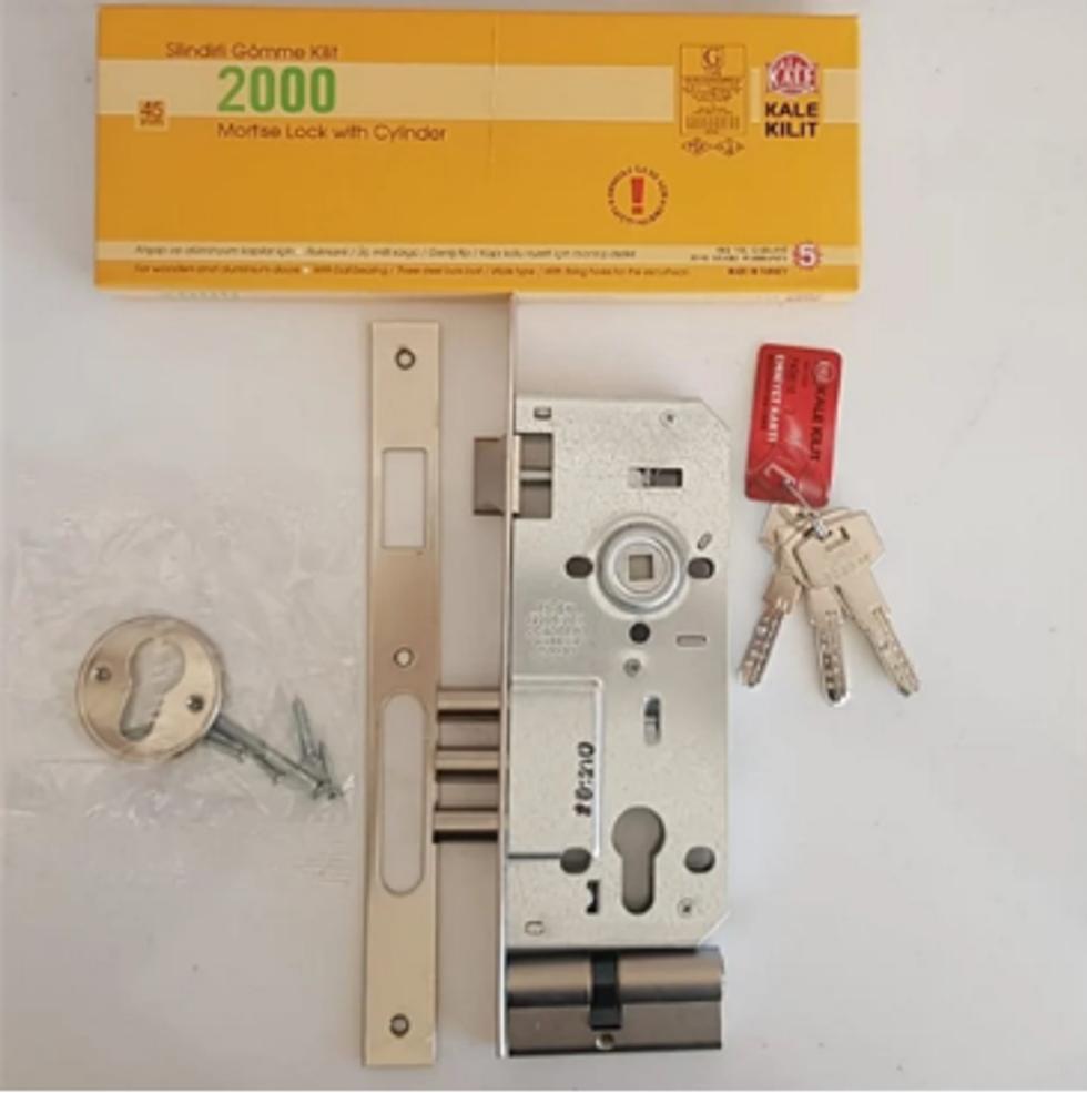 KALE 2000 SİLİNDİRLİ 3MİLLİ DAİRE KİLİDİ