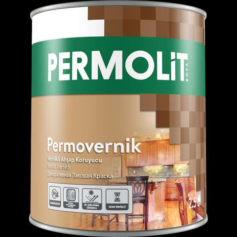 PERMOLİT PERMOVERNİK VERNİKLİ AHŞAP KORUYUCU - PARLAK -