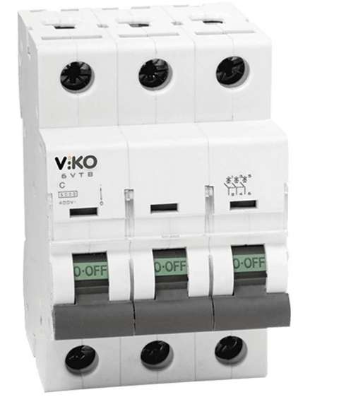 TRİFAZE OTOMATİK SİGORTA 3X25A B Tipi 3KA ( 3VTB-3B25)