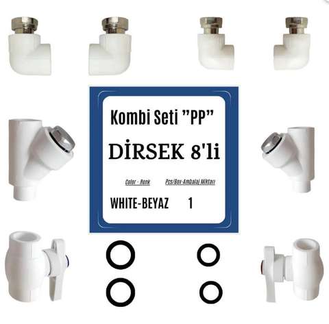 8li DİRSEKLİ KOMBİ SETİ
