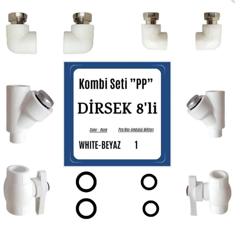 8li DİRSEKLİ KOMBİ SETİ