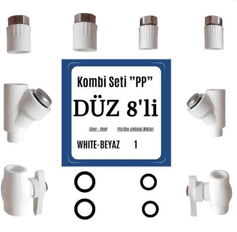 8li DÜZ KOMBİ SETİ