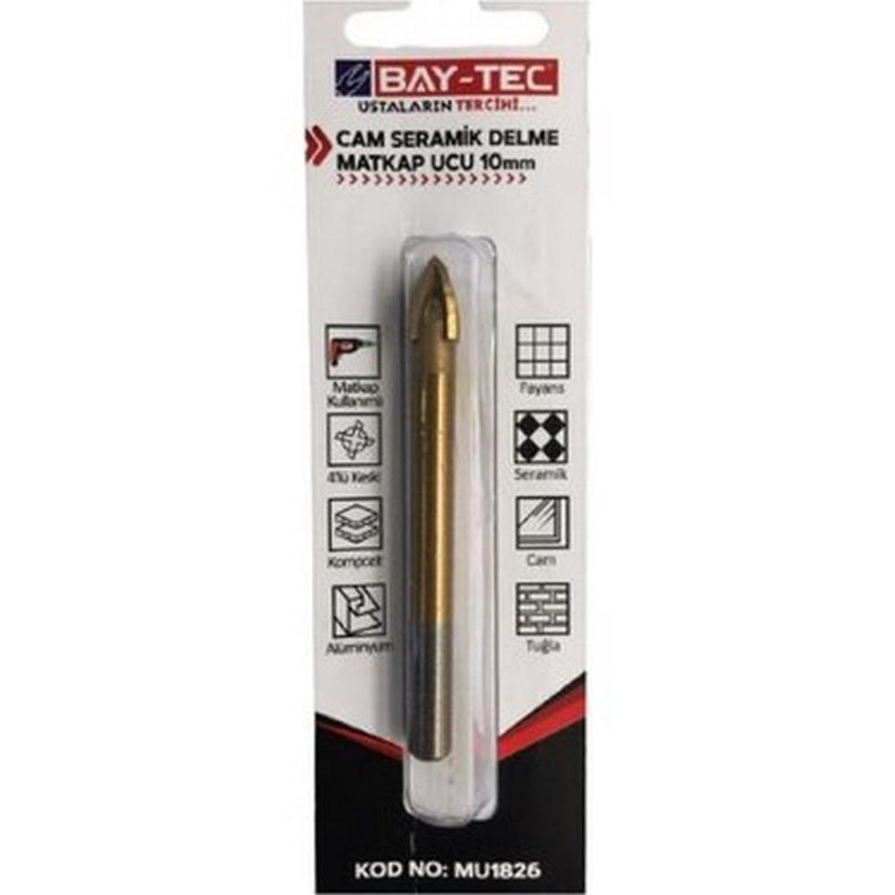 Bay-Tec Cam Seramik Delme Matkap Ucu