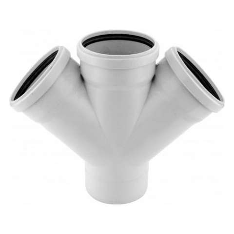 200*125 PVC Çift Çatal