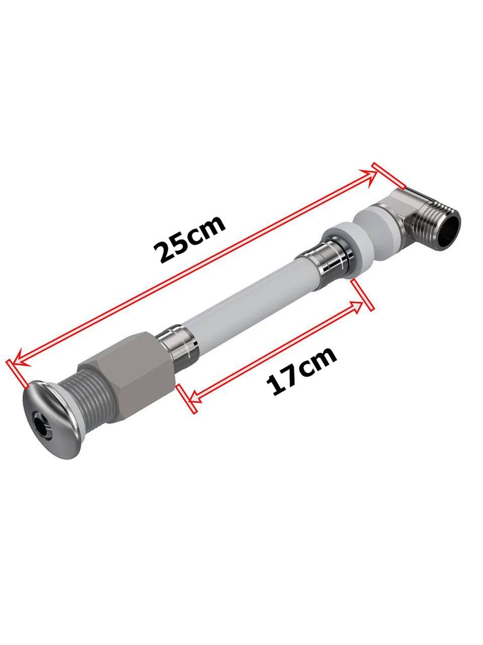 Taharet Çubuğu (Asma Klozet ve Duvara Sıfır Klozet Uyumlu) 17cm.