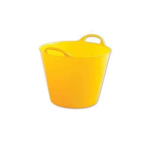 ELASTİK KOVA Plastik 15Lt. (Dekor-)